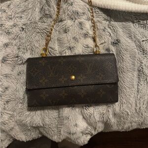 Louis Vuitton Dark Brown Monogram Clutch